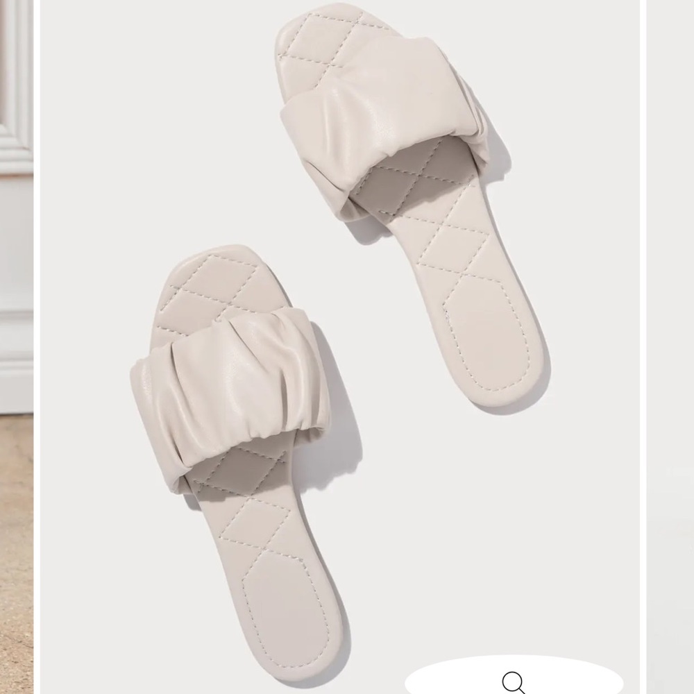 HAZY FAUX LEATHER SANDAL - TAUPE NWT